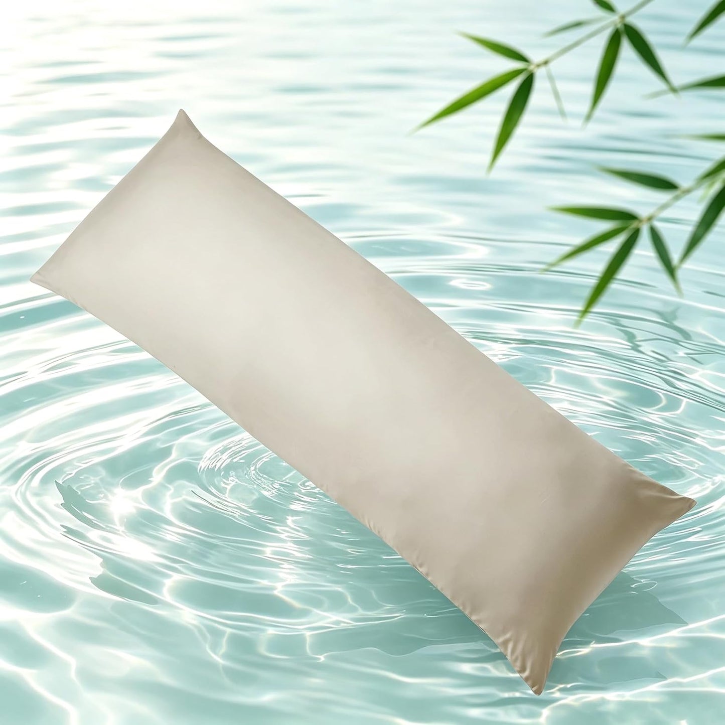 Bamboo Viscose Zipper Pillow Cases King Size Set of 2