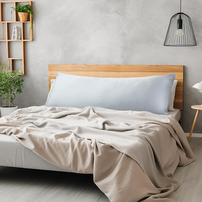 Bamboo Viscose Zipper Pillow Cases King Size Set of 2