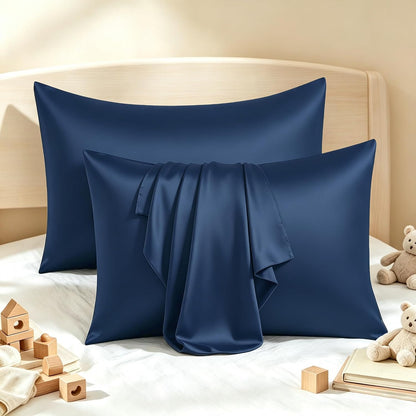 Bamboo Viscose Zipper Pillow Cases King Size Set of 2