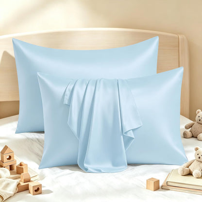 Bamboo Viscose Zipper Pillow Cases King Size Set of 2
