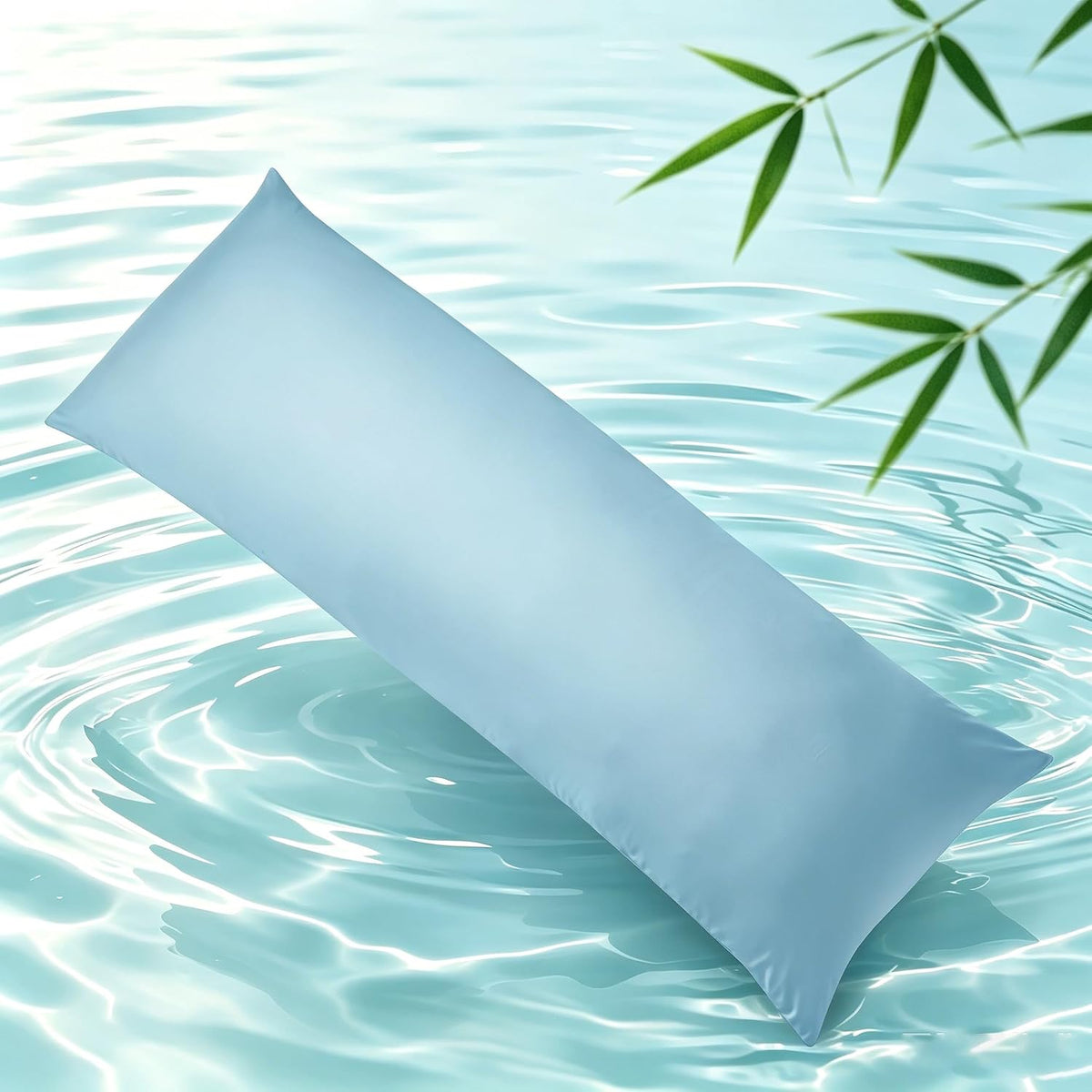 Bamboo Viscose Zipper Pillow Cases King Size Set of 2