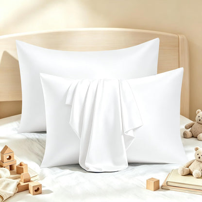 Bamboo Viscose Zipper Pillow Cases King Size Set of 2