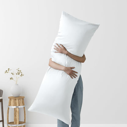 Bamboo Viscose Zipper Pillow Cases King Size Set of 2