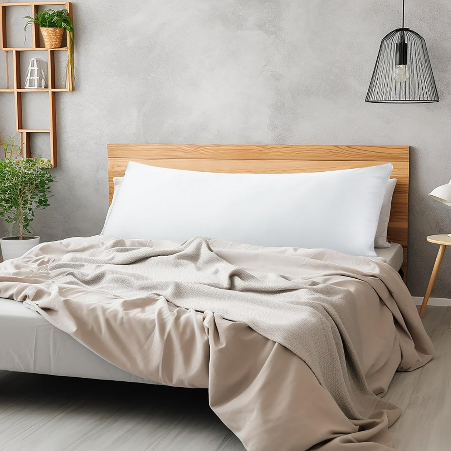 Bamboo Viscose Zipper Pillow Cases King Size Set of 2