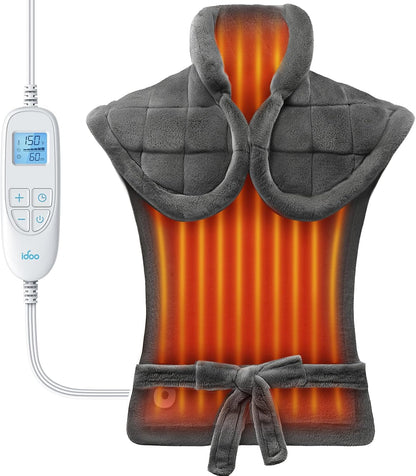 Weighted Heating Pad for Neck, Shoulders & Back