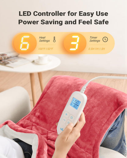 Weighted Heating Pad for Neck, Shoulders & Back