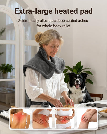 Weighted Heating Pad for Neck, Shoulders & Back