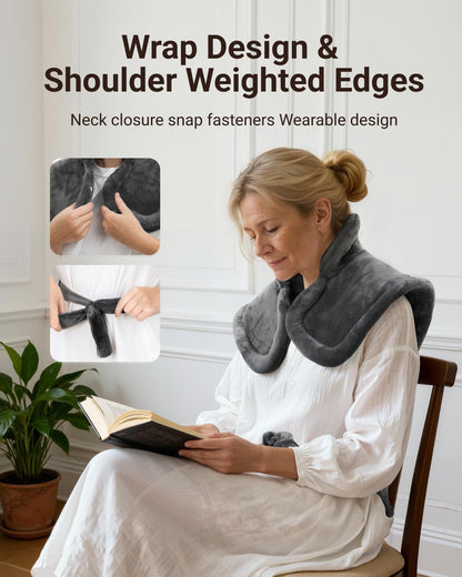 Weighted Heating Pad for Neck, Shoulders & Back