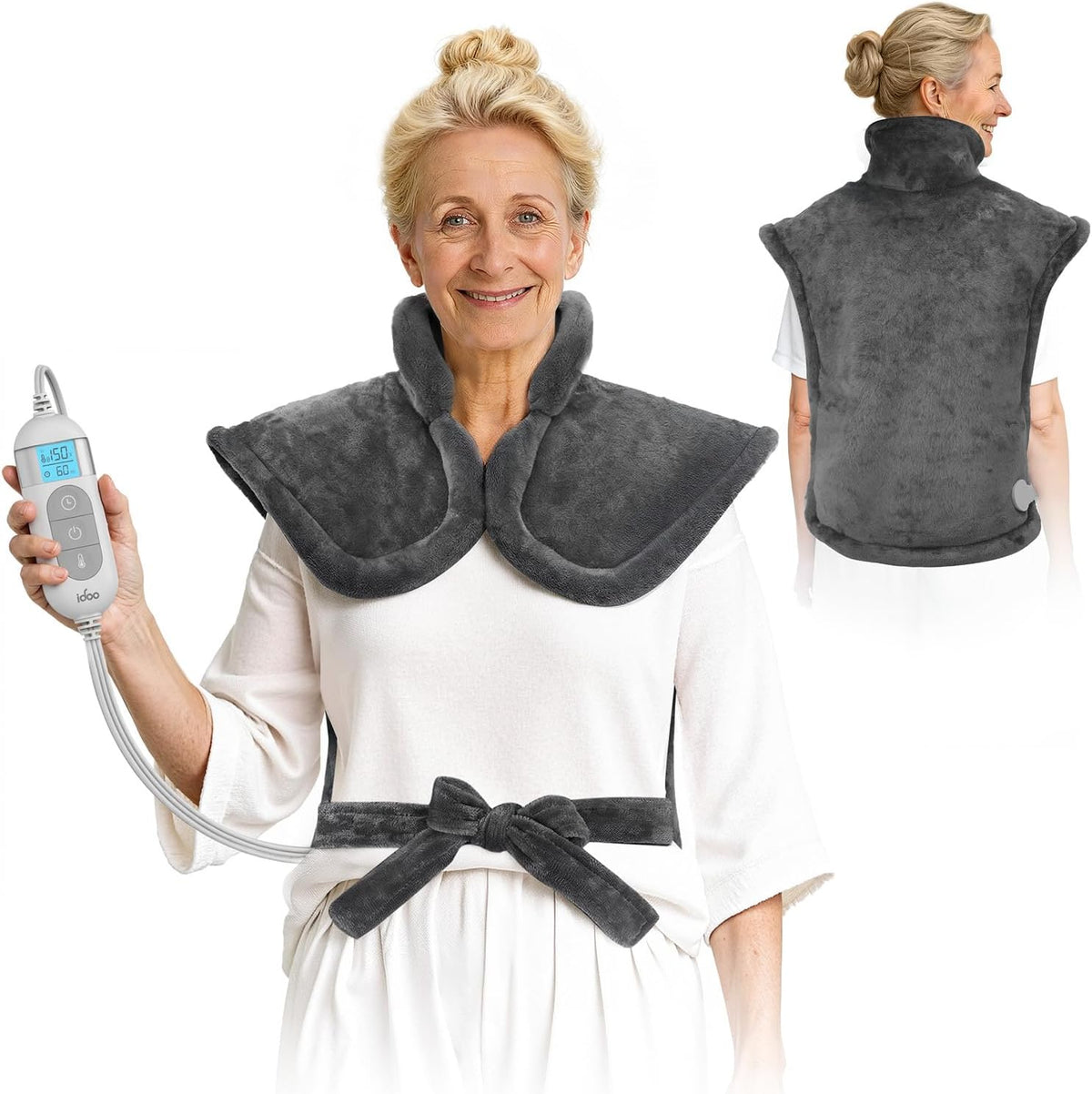 Weighted Heating Pad for Neck, Shoulders & Back