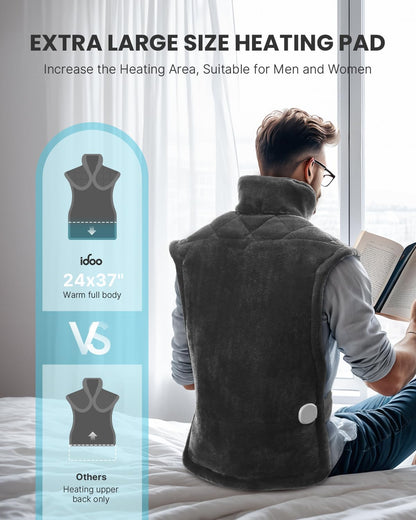 Weighted Heating Pad for Neck, Shoulders & Back