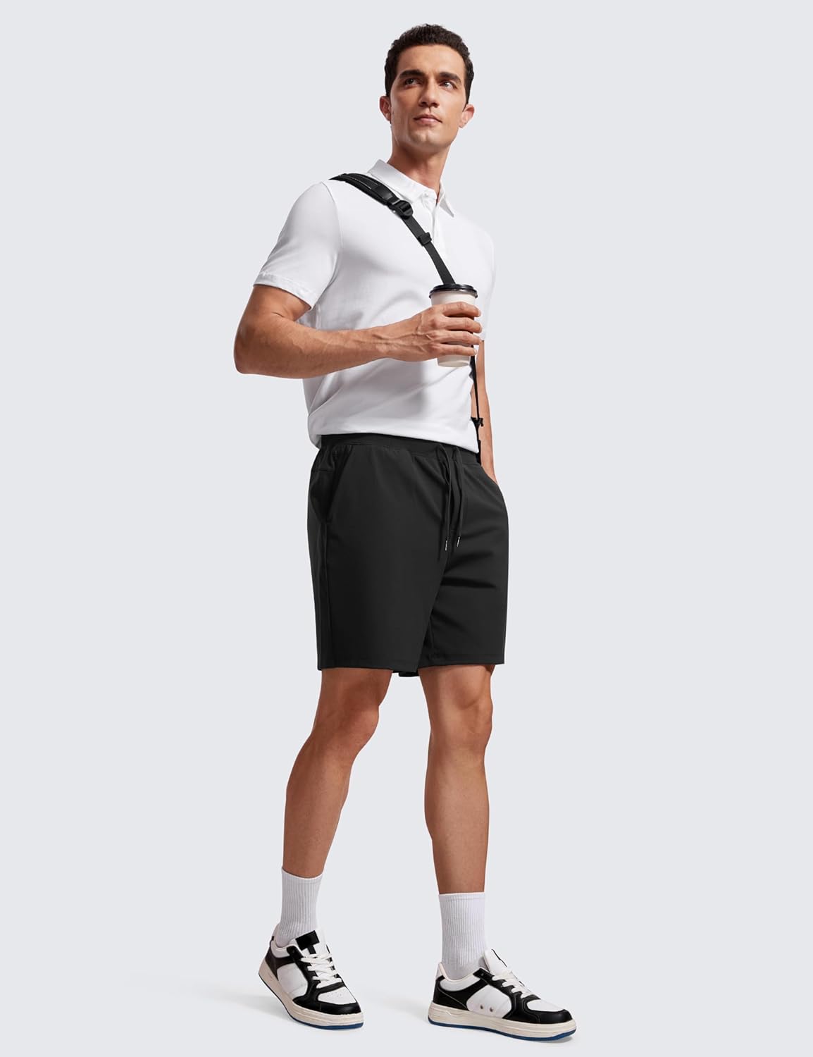 4-Way Stretch Workout Shorts 7" | Wrinkle-Free, Premium Soft, Casual, Pockets, for Men