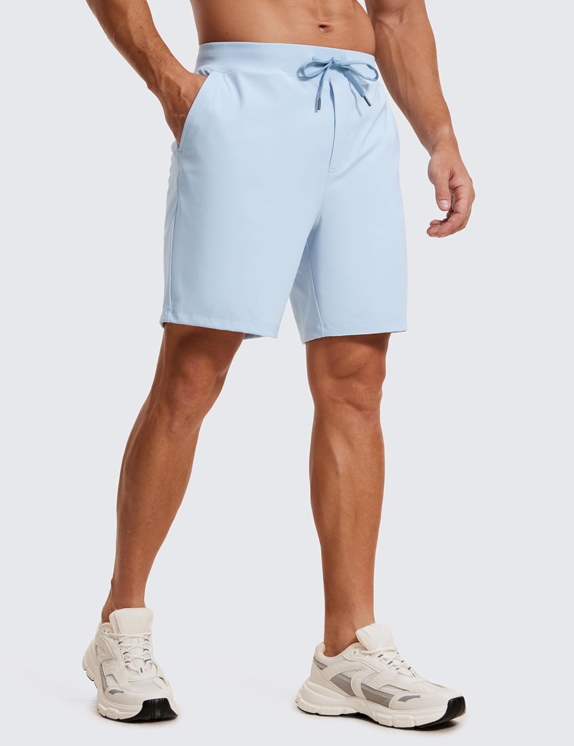 4-Way Stretch Workout Shorts 7" | Wrinkle-Free, Premium Soft, Casual, Pockets, for Men