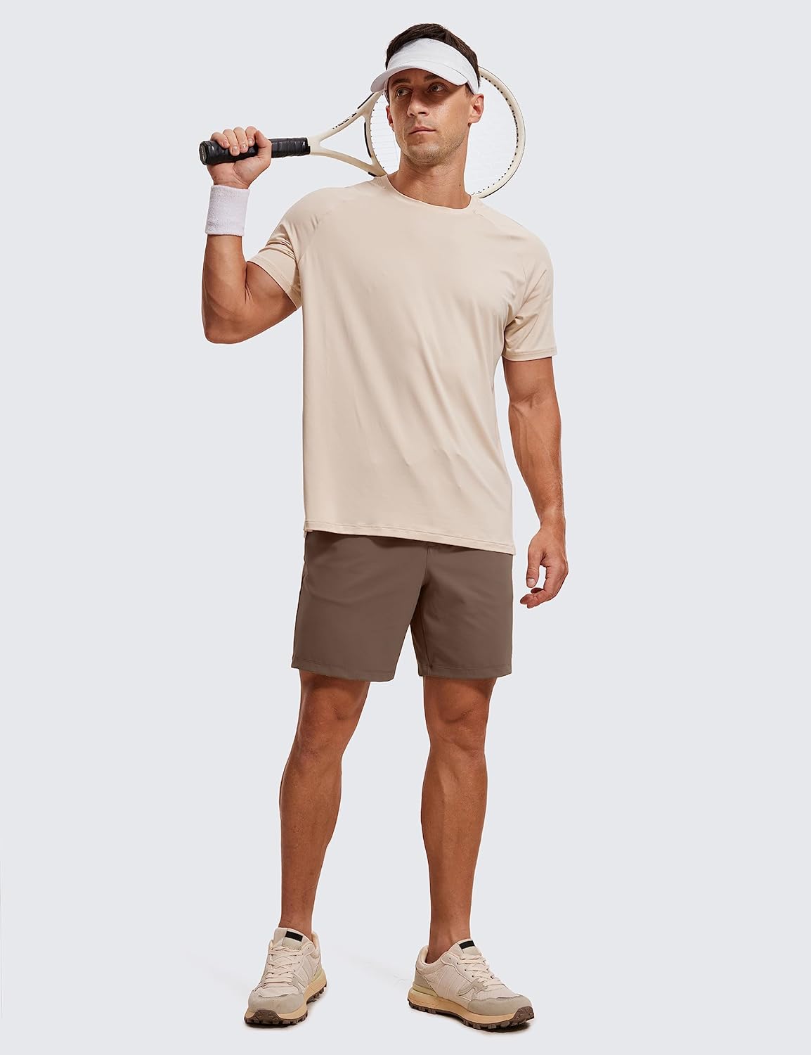 4-Way Stretch Workout Shorts 7" | Wrinkle-Free, Premium Soft, Casual, Pockets, for Men