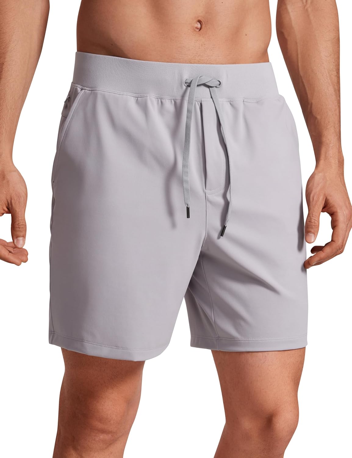 4-Way Stretch Workout Shorts 7" | Wrinkle-Free, Premium Soft, Casual, Pockets, for Men