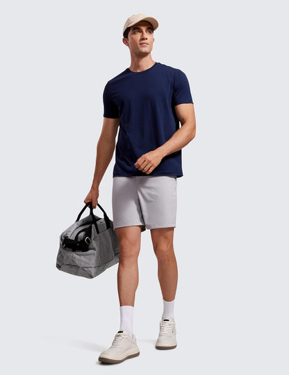 4-Way Stretch Workout Shorts 7" | Wrinkle-Free, Premium Soft, Casual, Pockets, for Men
