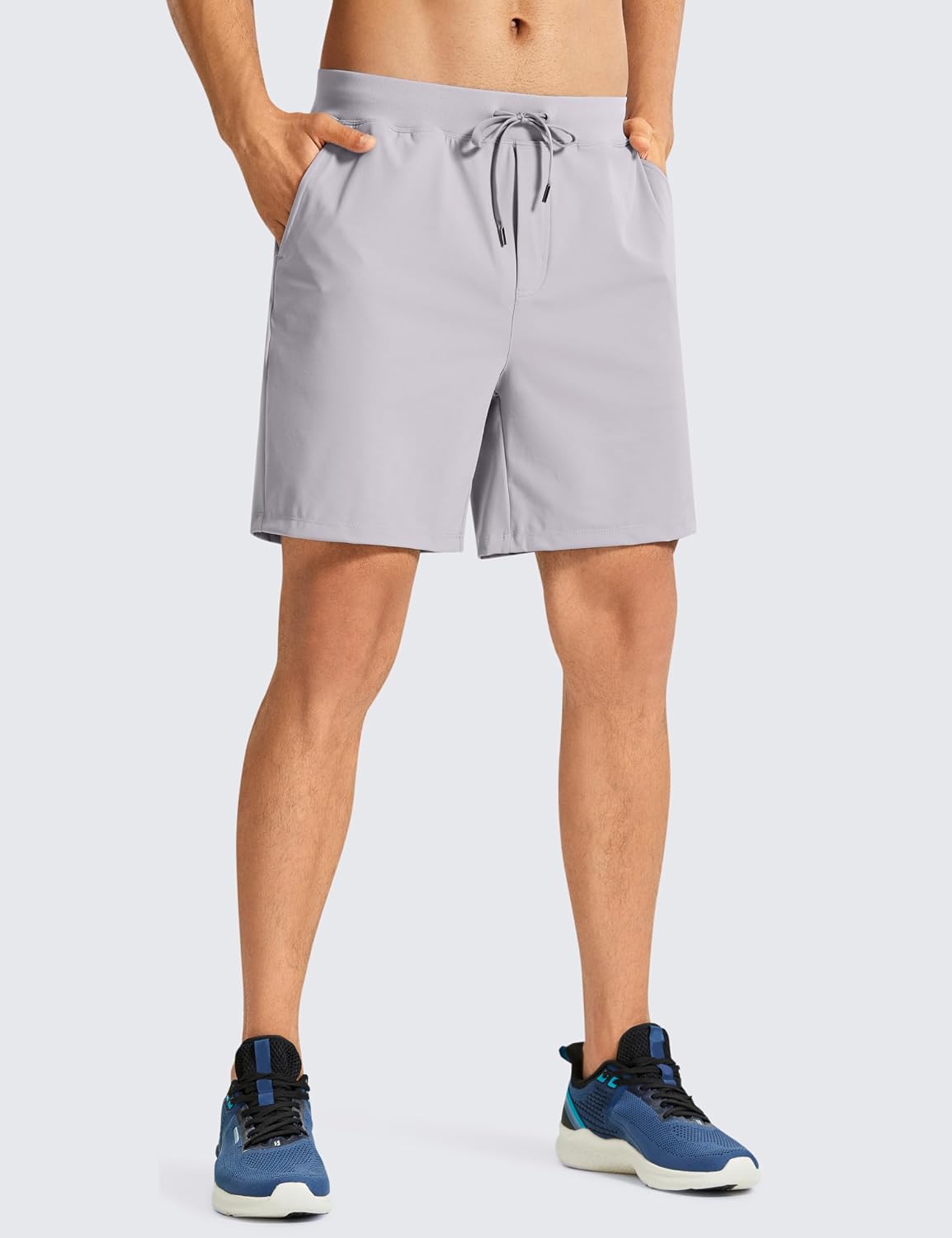 4-Way Stretch Workout Shorts 7" | Wrinkle-Free, Premium Soft, Casual, Pockets, for Men
