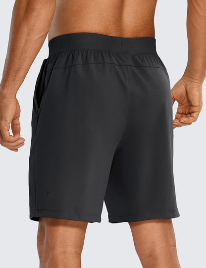 4-Way Stretch Workout Shorts 7" | Wrinkle-Free, Premium Soft, Casual, Pockets, for Men
