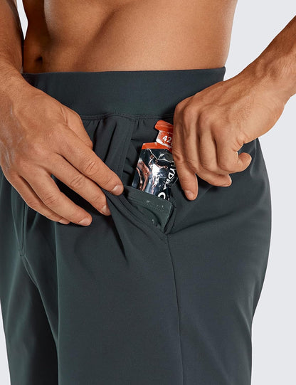 4-Way Stretch Workout Shorts 7" | Wrinkle-Free, Premium Soft, Casual, Pockets, for Men