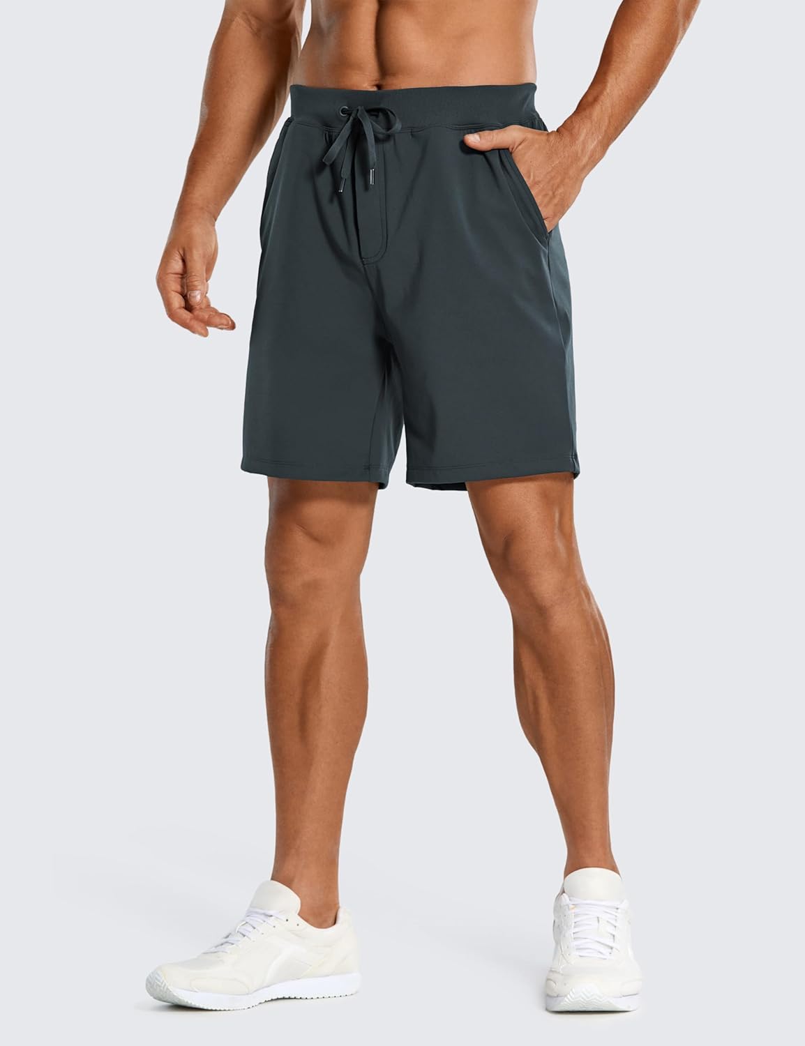 4-Way Stretch Workout Shorts 7" | Wrinkle-Free, Premium Soft, Casual, Pockets, for Men