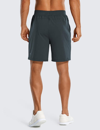 4-Way Stretch Workout Shorts 7" | Wrinkle-Free, Premium Soft, Casual, Pockets, for Men