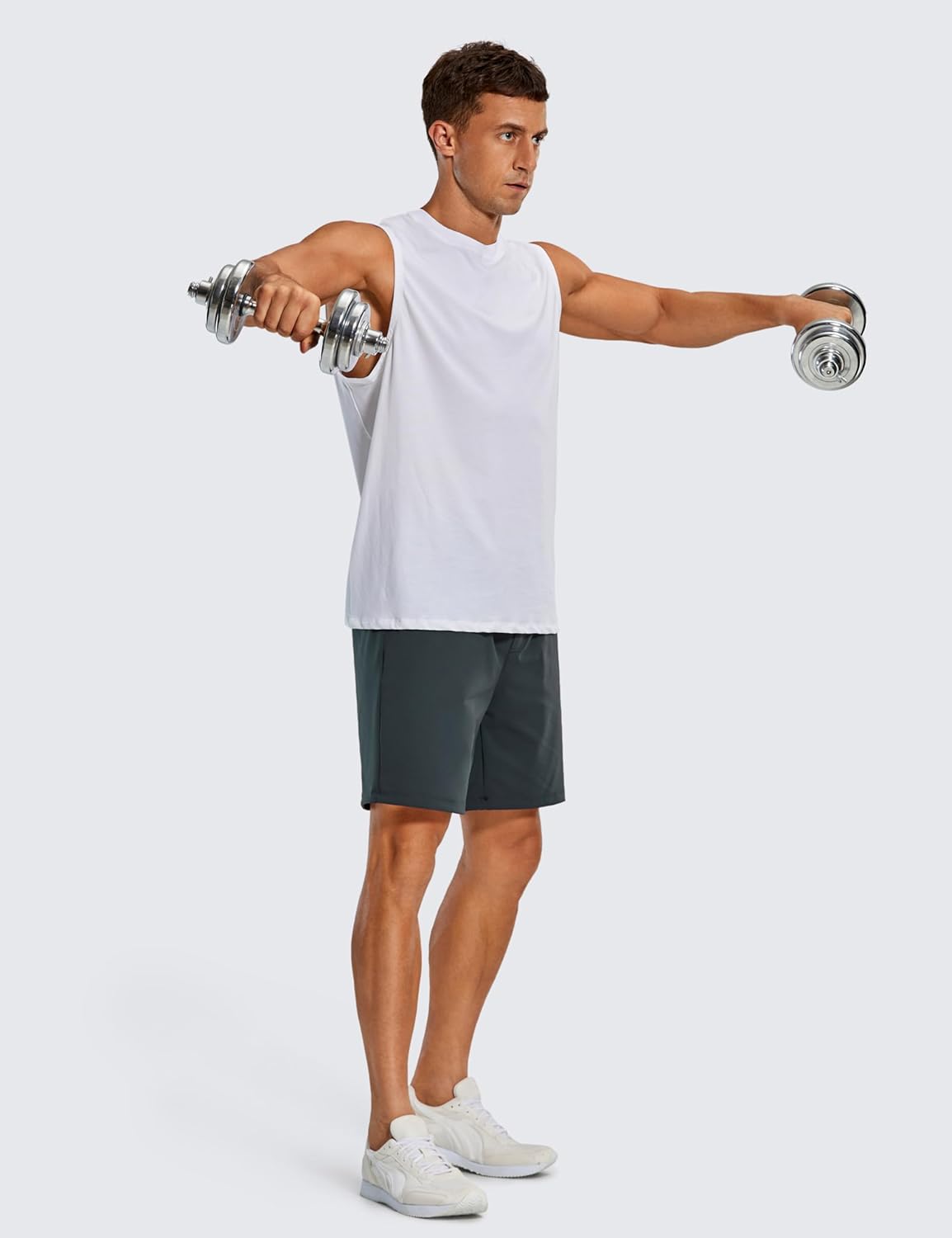4-Way Stretch Workout Shorts 7" | Wrinkle-Free, Premium Soft, Casual, Pockets, for Men