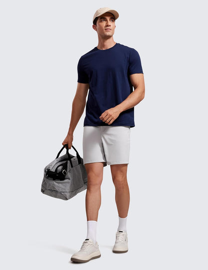 4-Way Stretch Workout Shorts 7" | Wrinkle-Free, Premium Soft, Casual, Pockets, for Men