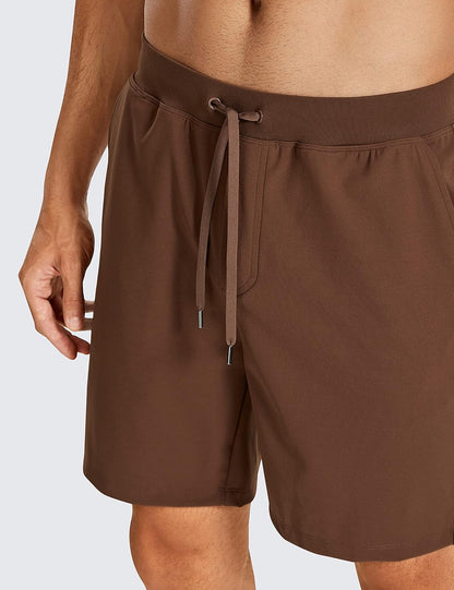 4-Way Stretch Workout Shorts 7" | Wrinkle-Free, Premium Soft, Casual, Pockets, for Men