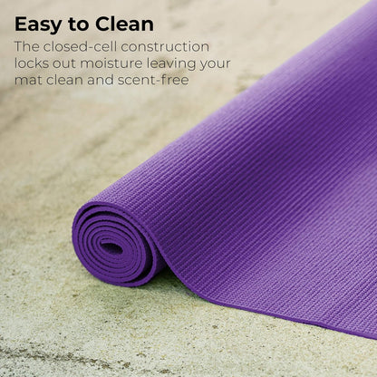 Bulk Yoga Mats, 10 Pack, 4mm Thick, 68x24in