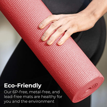 Bulk Yoga Mats, 10 Pack, 4mm Thick, 68x24in