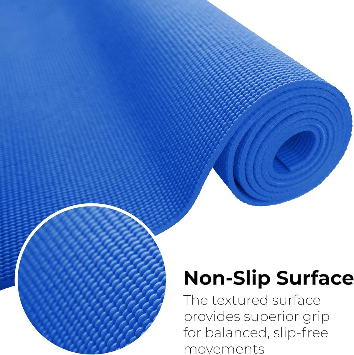 Bulk Yoga Mats, 10 Pack, 4mm Thick, 68x24in