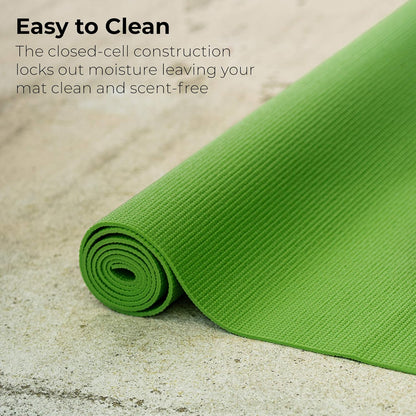 Bulk Yoga Mats, 10 Pack, 4mm Thick, 68x24in