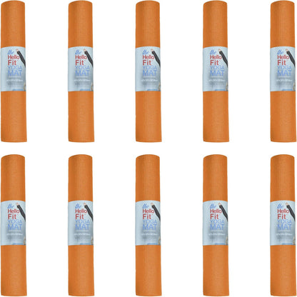 Bulk Yoga Mats, 10 Pack, 4mm Thick, 68x24in