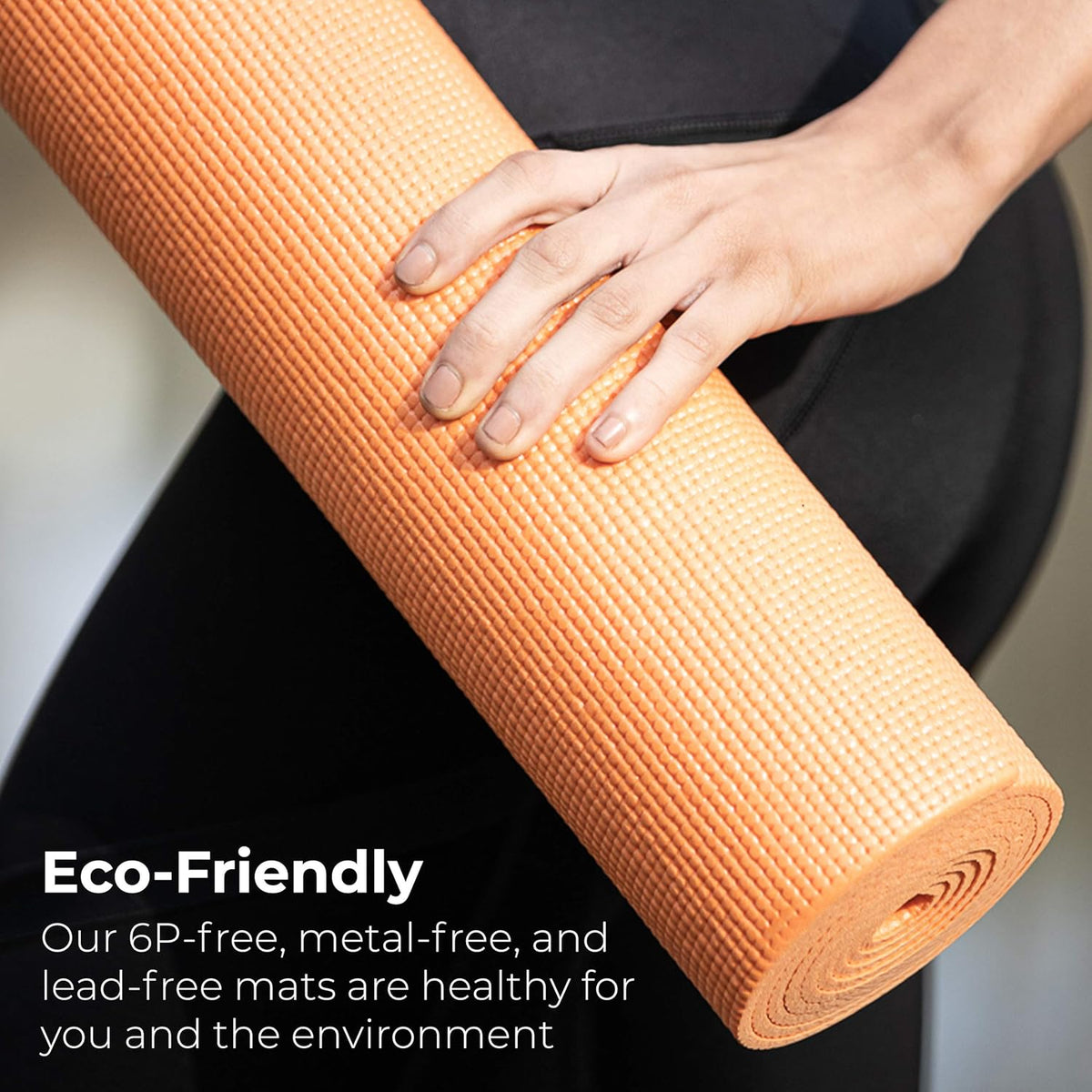 Bulk Yoga Mats, 10 Pack, 4mm Thick, 68x24in
