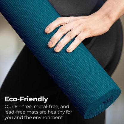 Bulk Yoga Mats, 10 Pack, 4mm Thick, 68x24in