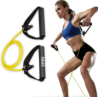 Xertube Resistance Bands with Handles – All Exercise Cords Sold Separately with Home Gym Workout Fitness Door Anchor Attachment Option