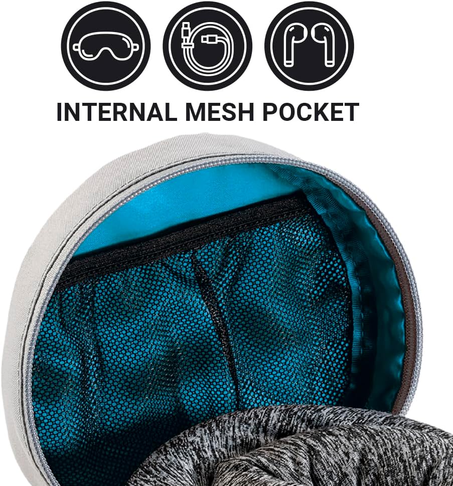 Universal Travel Pillow Packer, Roll to Fit, Blue