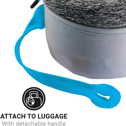 Universal Travel Pillow Packer, Roll to Fit, Blue