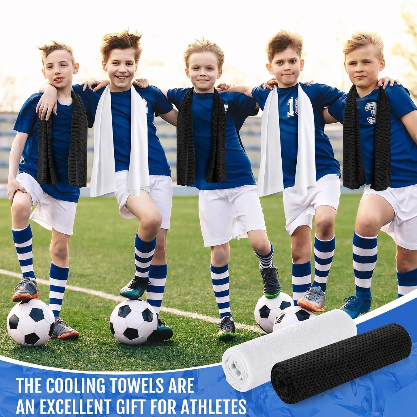 30 Pack Cooling Towels 40"x12"