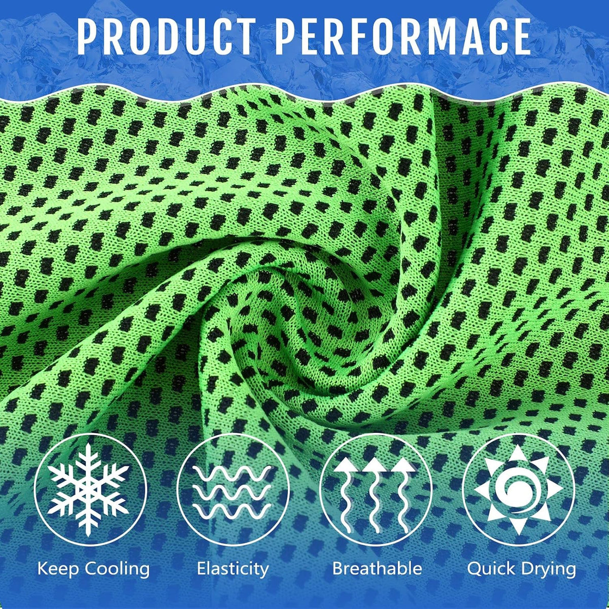 30 Pack Cooling Towels 40"x12"