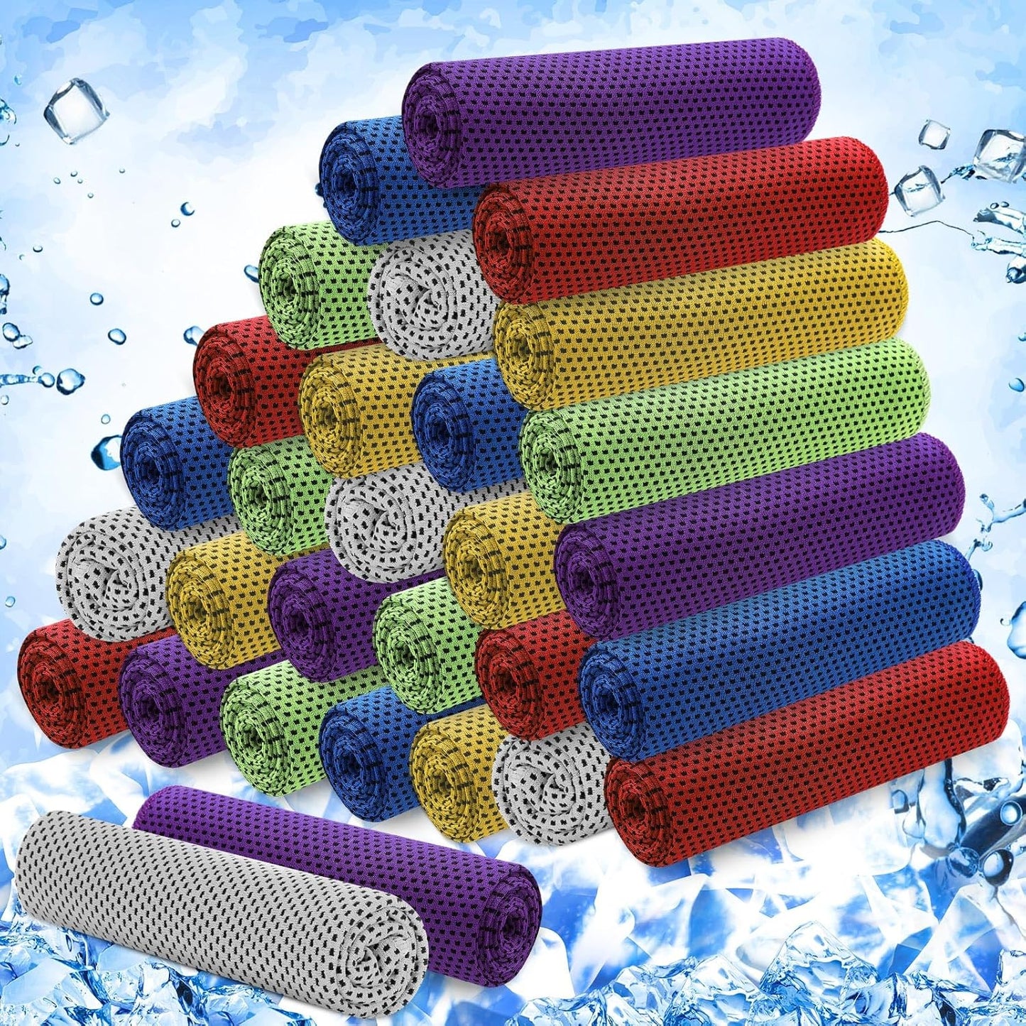 30 Pack Cooling Towels 40"x12"