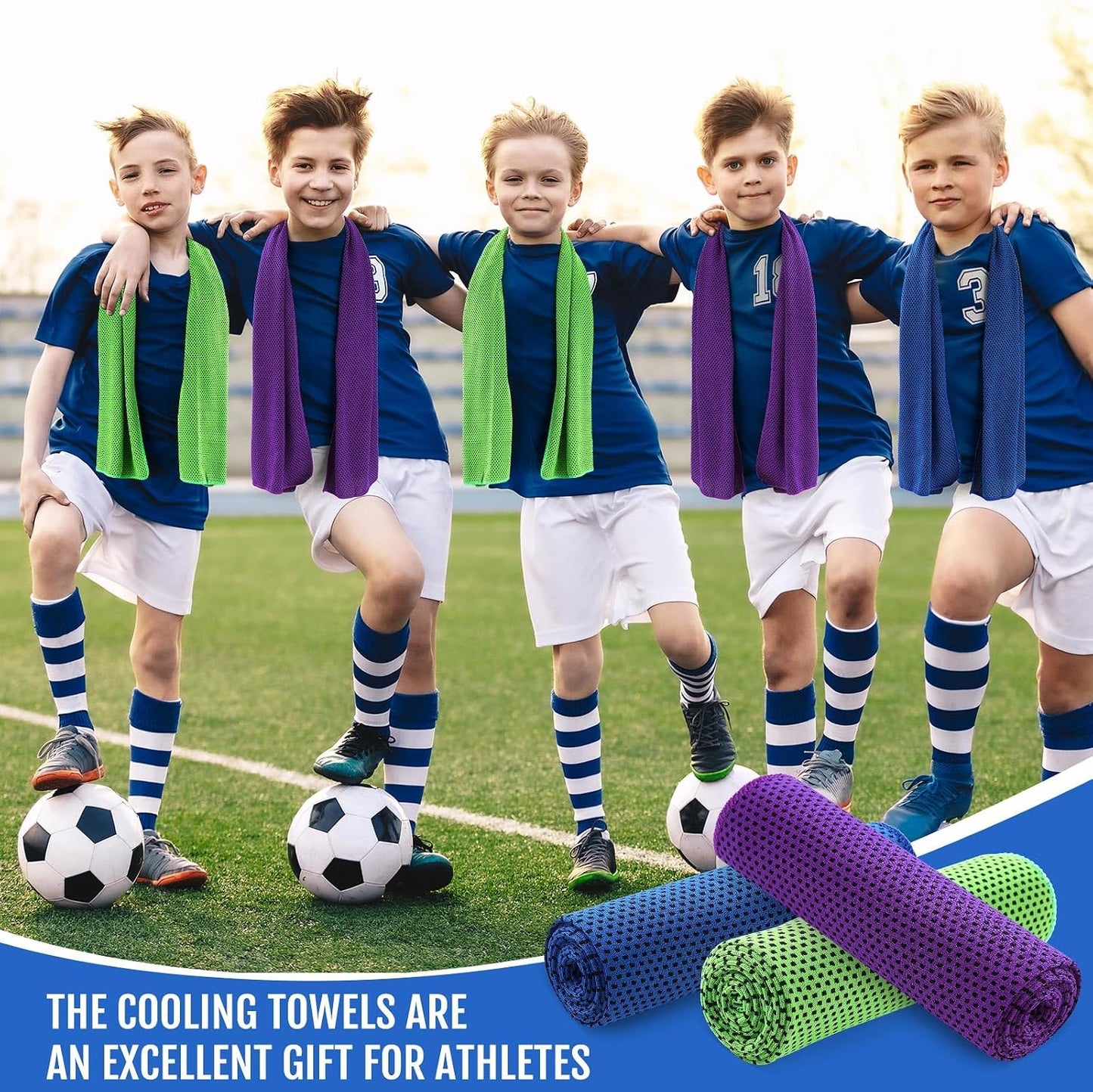 30 Pack Cooling Towels 40"x12"