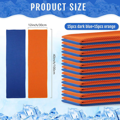 30 Pack Cooling Towels 40"x12"