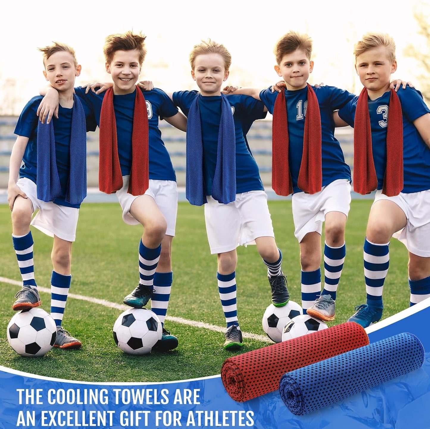 30 Pack Cooling Towels 40"x12"