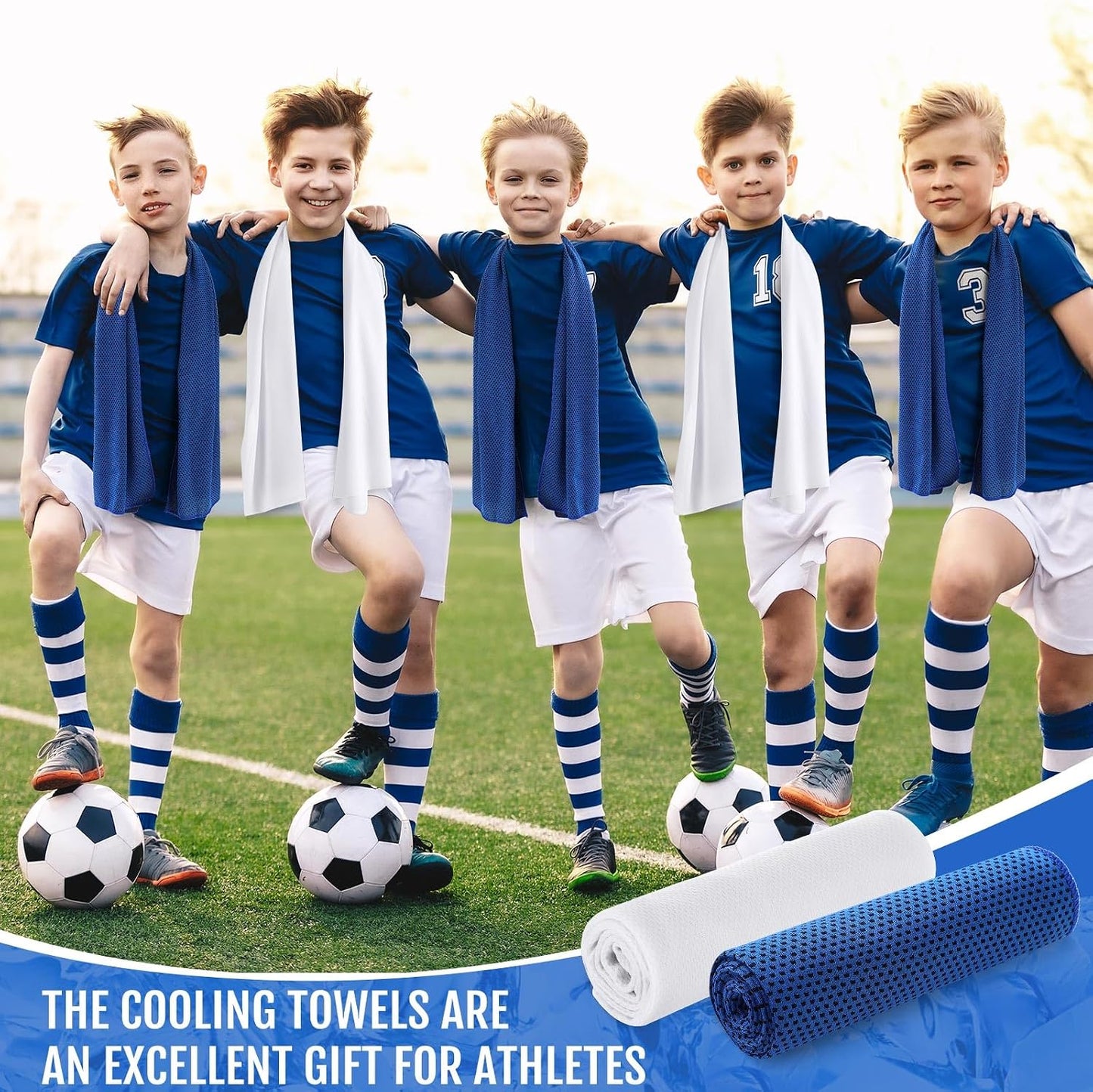 30 Pack Cooling Towels 40"x12"
