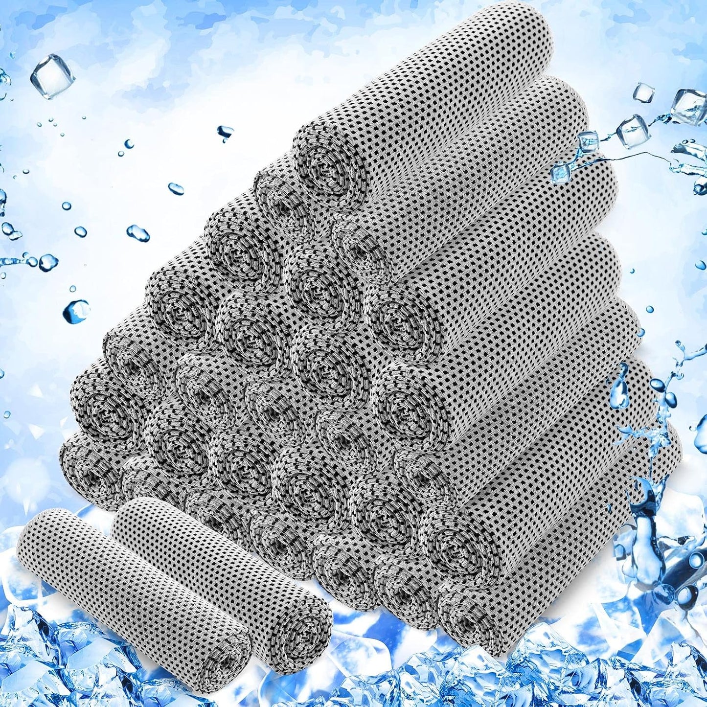 30 Pack Cooling Towels 40"x12"