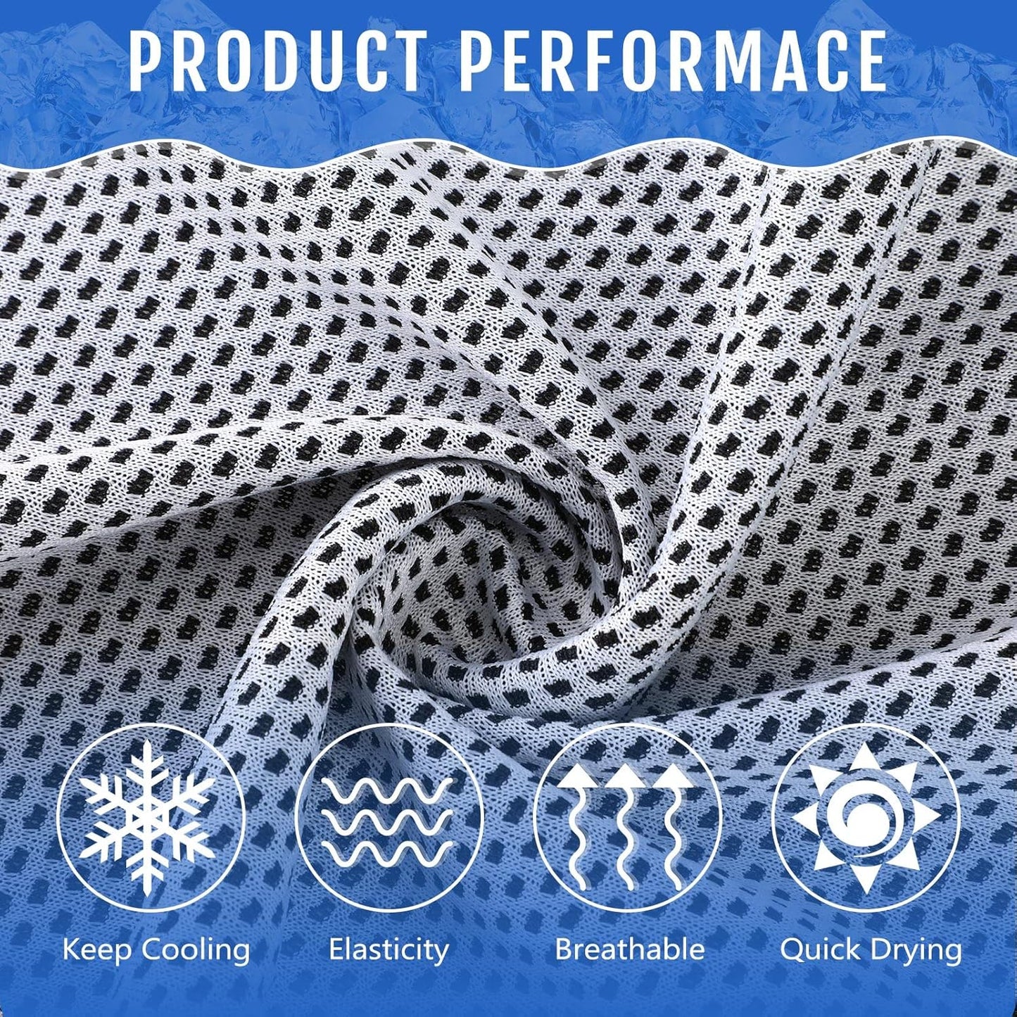 30 Pack Cooling Towels 40"x12"