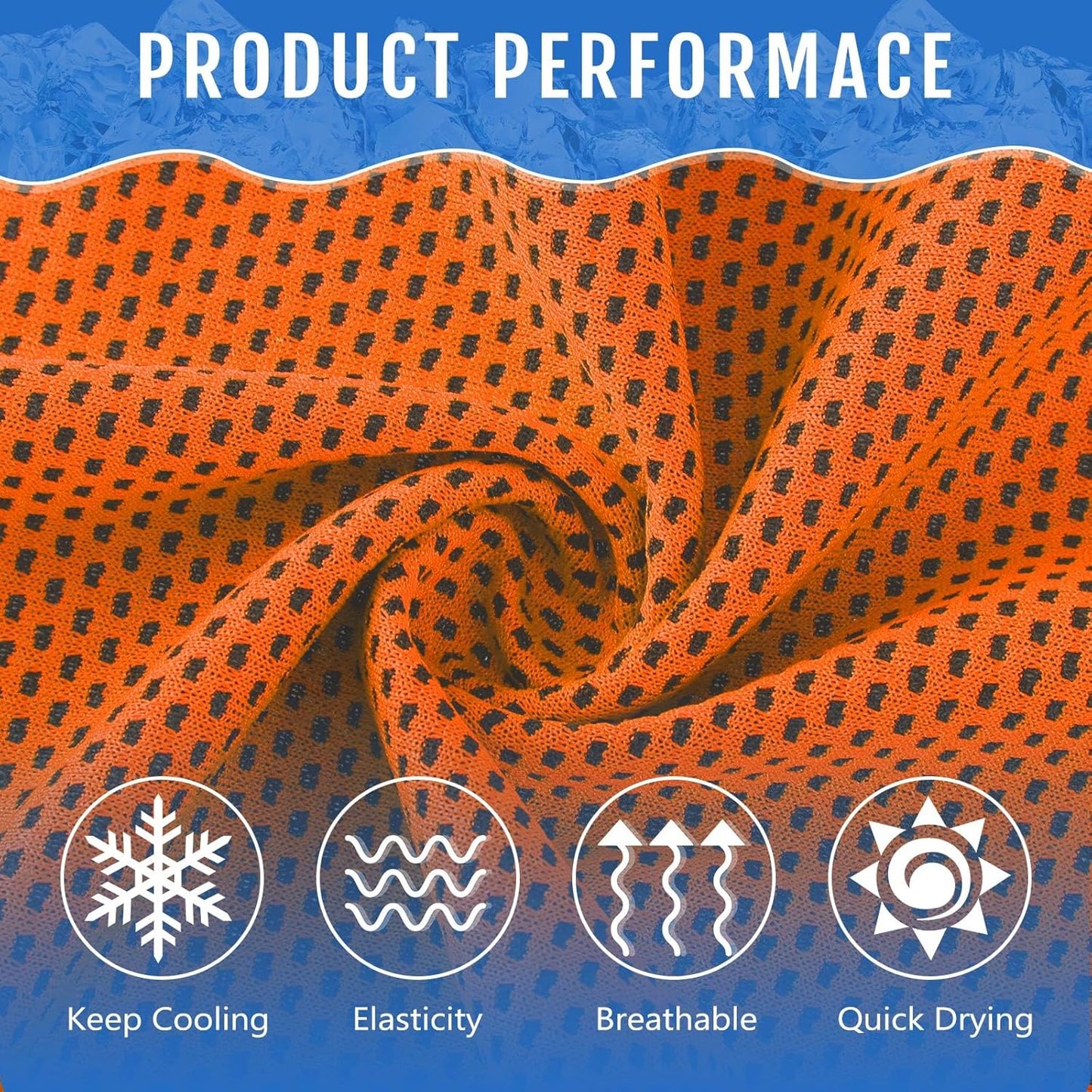 30 Pack Cooling Towels 40"x12"