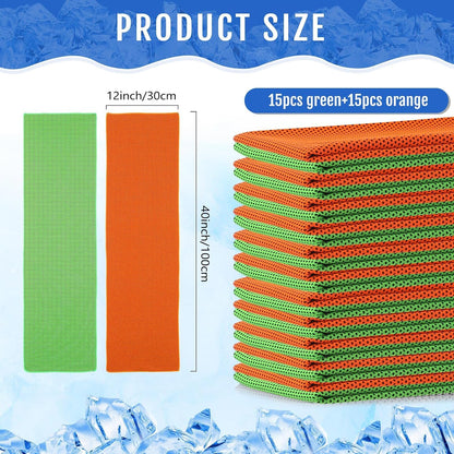 30 Pack Cooling Towels 40"x12"