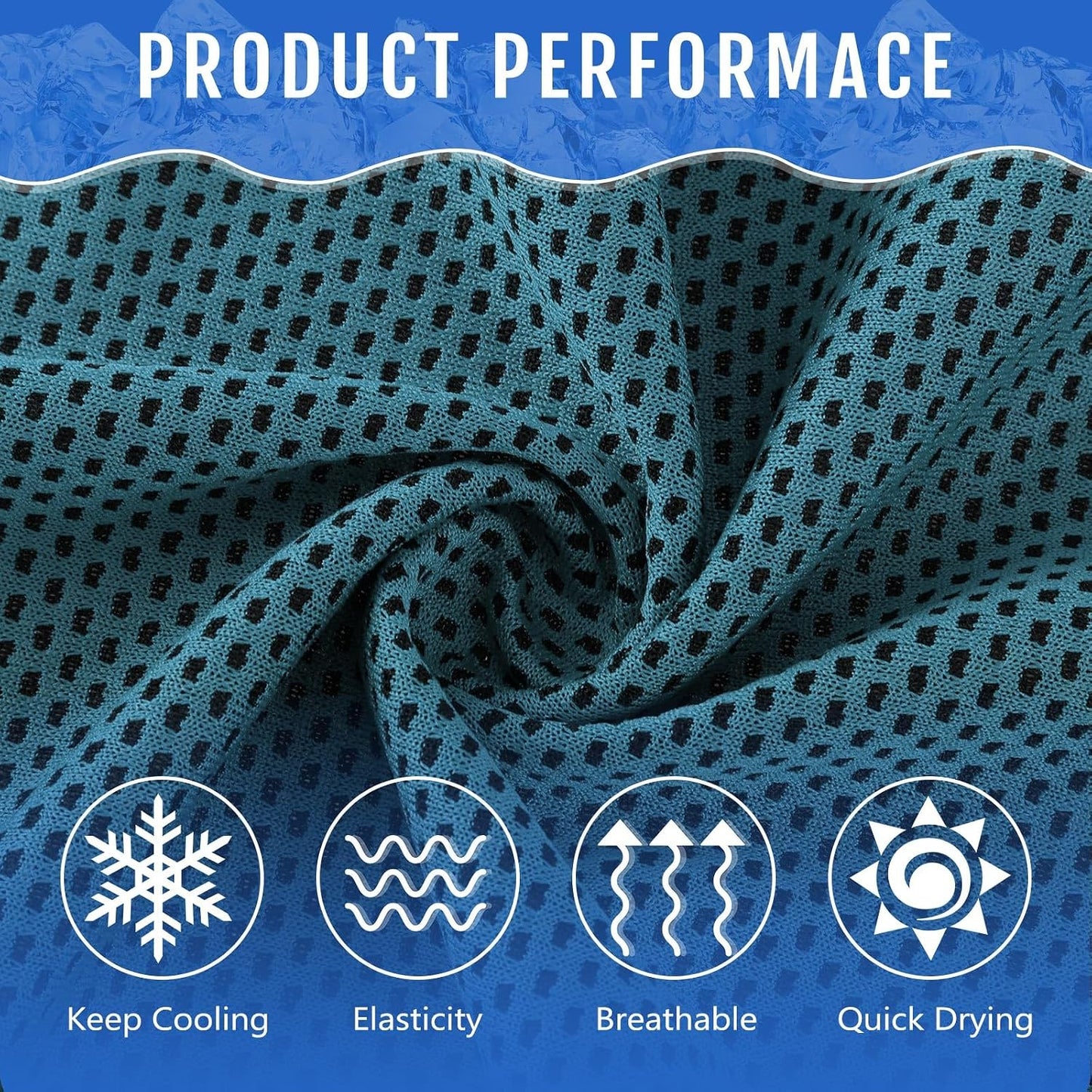 30 Pack Cooling Towels 40"x12"