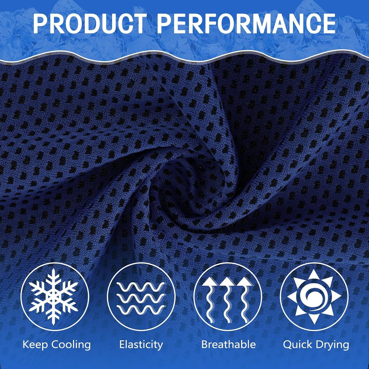 30 Pack Cooling Towels 40"x12"